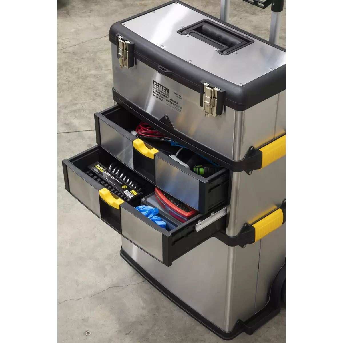 Sealey AP855 Mobile Stainless Steel Tool Box