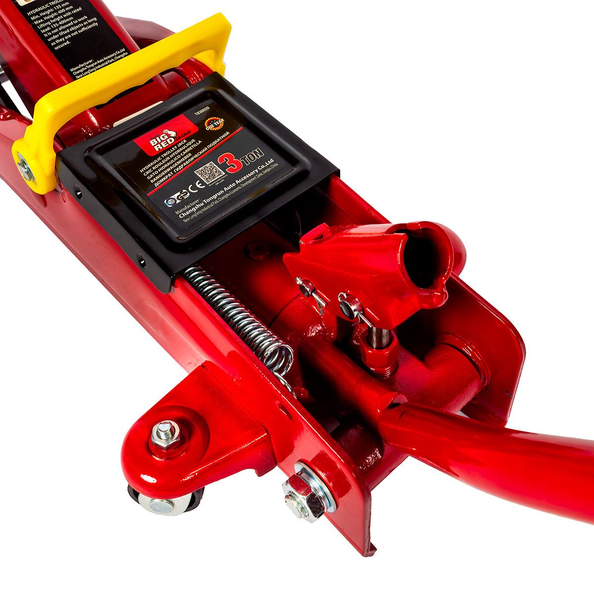 Big Red Torin 3-Ton Hydraulic Jack, Lifting Range 135-400 mm