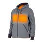 Milwaukee M12 12V Grey Heated Hoodie Medium with 1 x 2.0Ah Battery & Charger