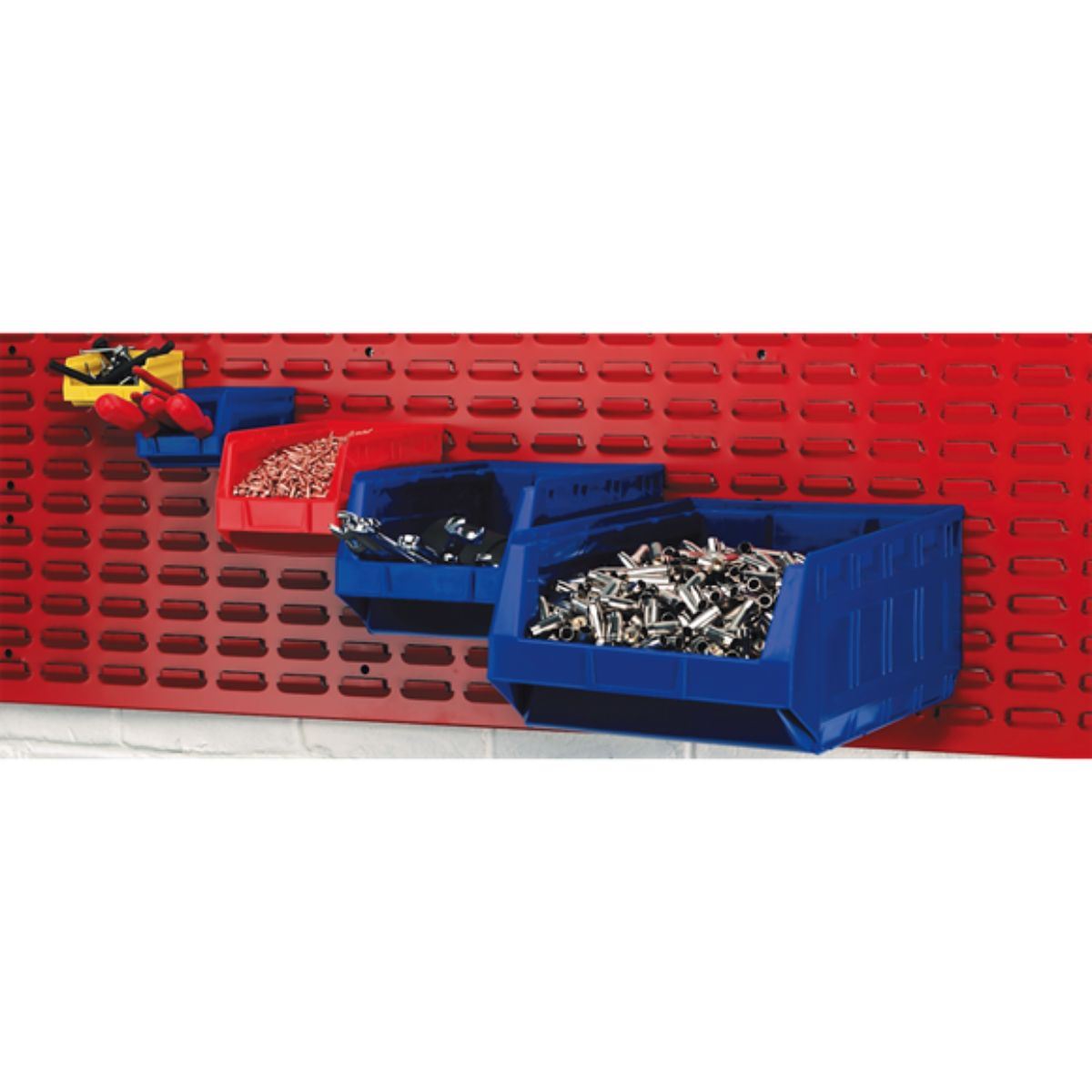 Sealey TPS3 Plastic Storage Bin Blue Pack of 38