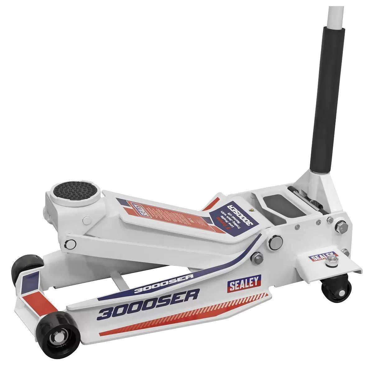 Sealey 3000SER Trolley Jack 3 Tonne Low Profile Rocket Lift