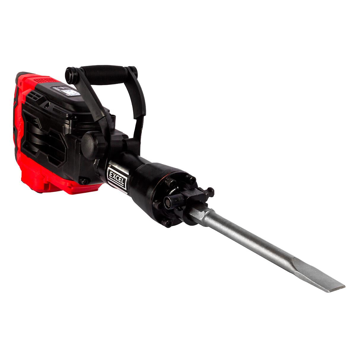 Excel 1700W 55J Hex Shank Demolition Hammer 230V with Case & Chisels Item Condition Box Opened Never Used