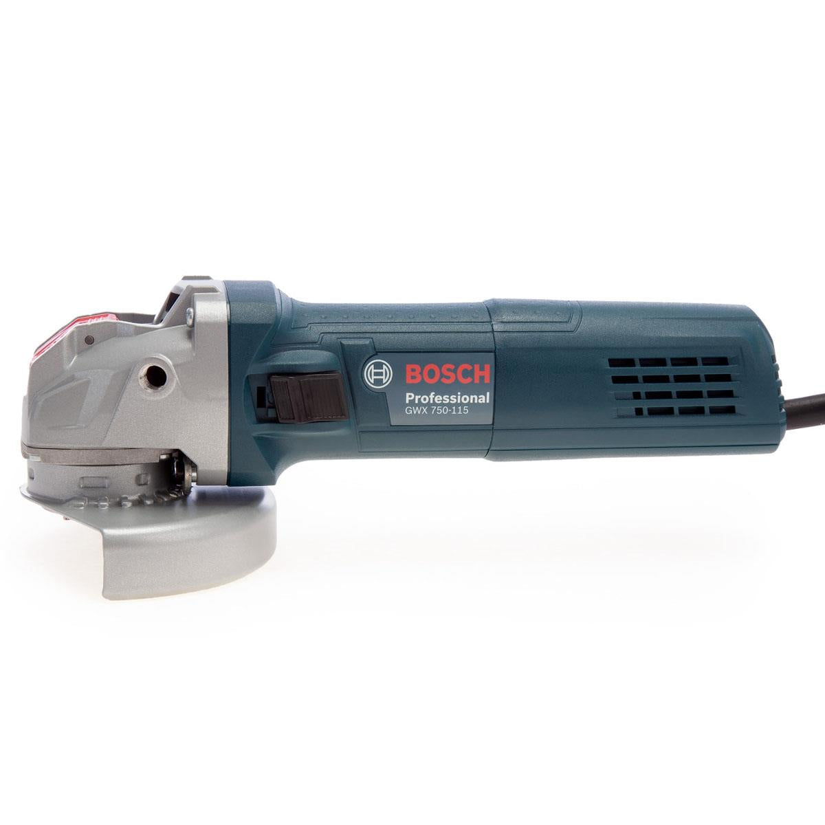 Bosch GWX 750-115 X Lock 115mm Angle Grinder 110V