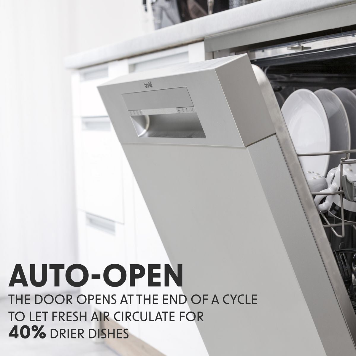 Sealey DH167 Baridi Regular Sized Freestanding Dishwasher 60cm Wide 14 Place Settings Silver