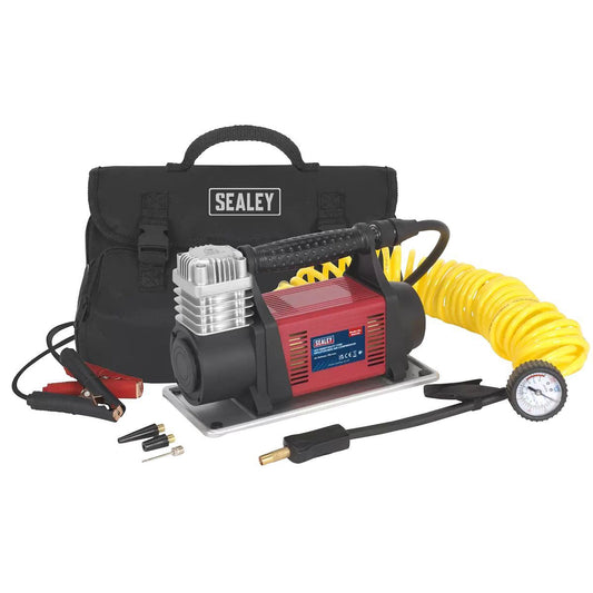 Sealey MAC06 12V Heavy Duty Mini Air Compressor