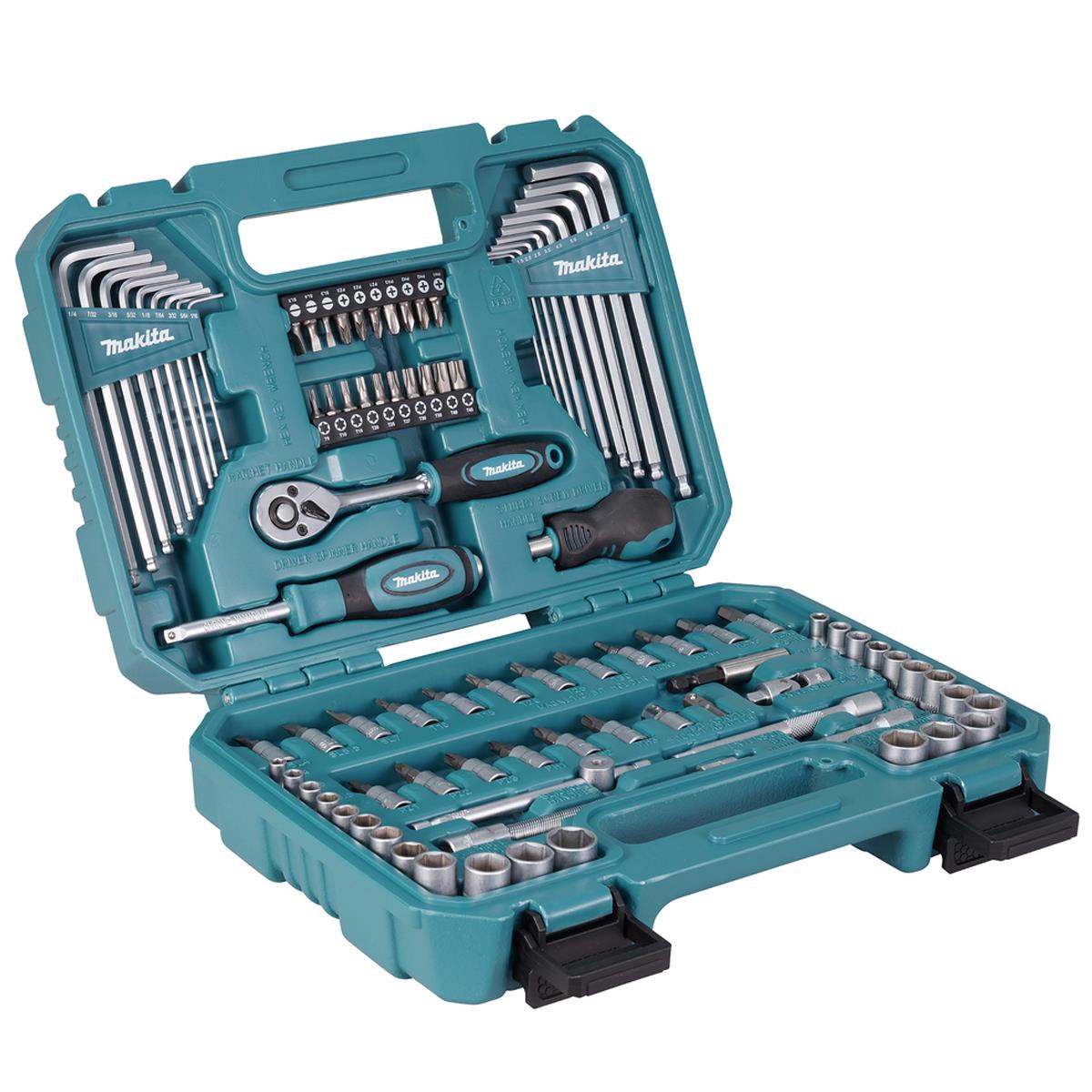 Makita E-15752 Screw Bit & Socket Set Of 91 Pieces In Case
