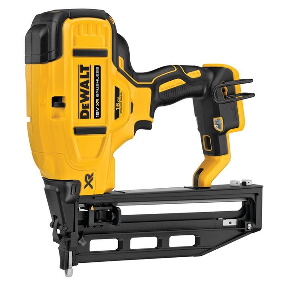 Dewalt DCN662N 18V XR Brushless 16Ga Second Fix Straight Nailer With 1 x 4.0Ah Battery & Charger