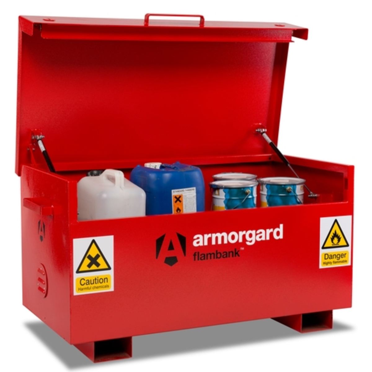 Armorgard FB2 Flambank Hazardous Storage Box 1295mm x 630mm x 675mm Secure Storage for Hazardous Materials