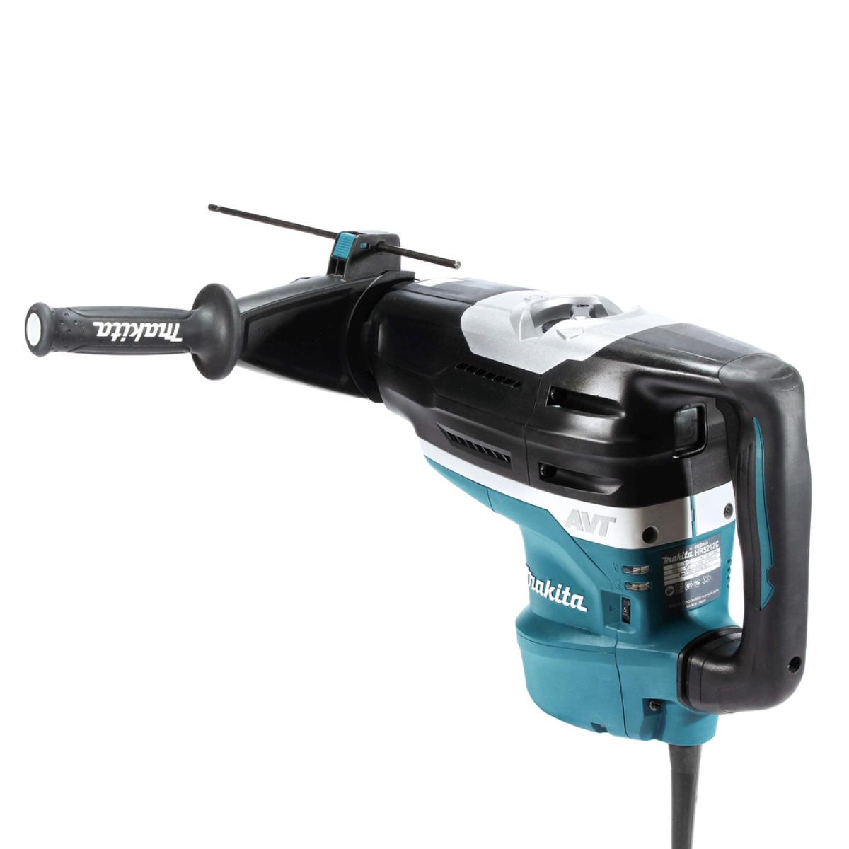 Makita HR5212C/1 52mm 2-Mode SDS-Max Rotary Demolition Hammer With AVT 110V/1510W