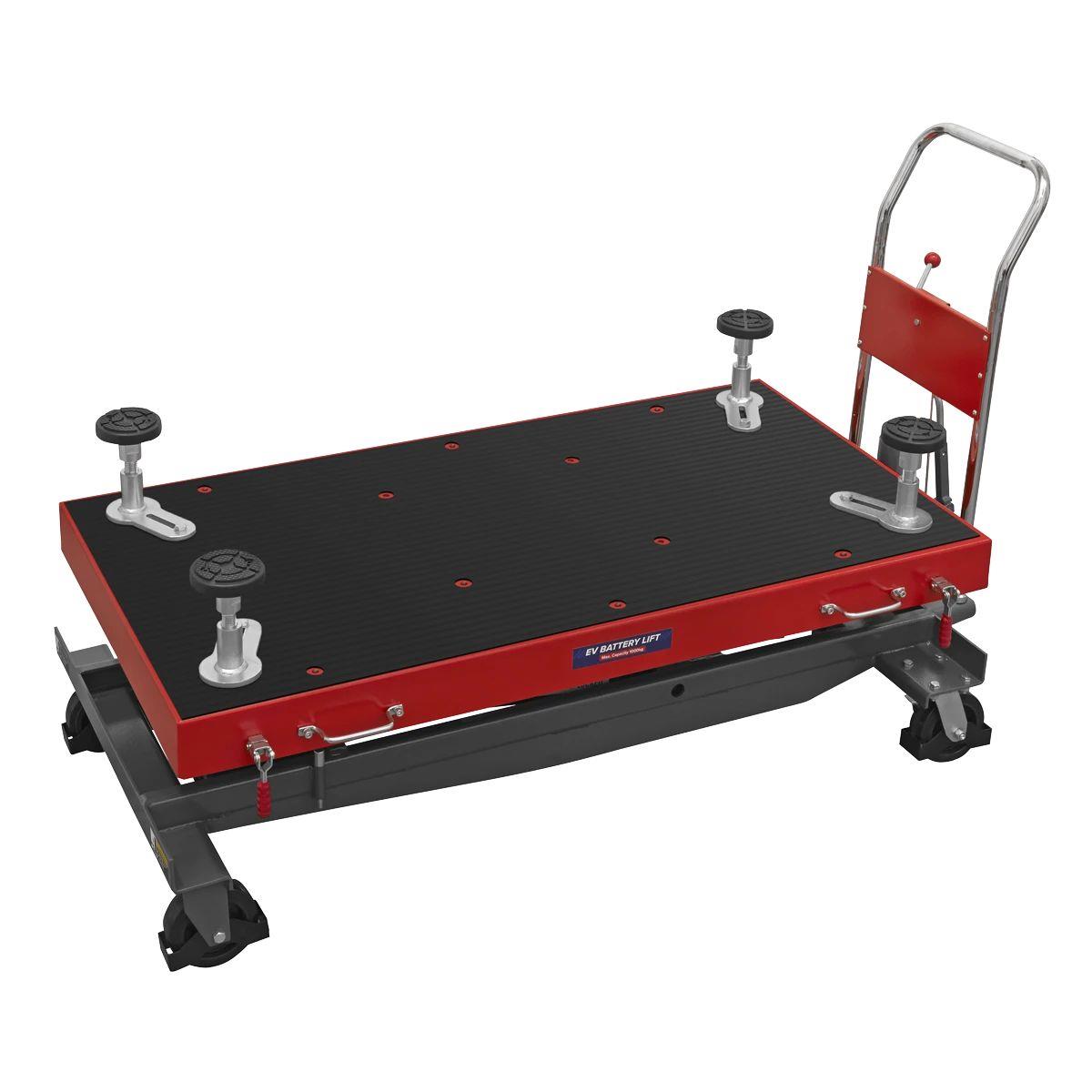 Sealey EVBT1000 EV High Lift EV Battery Lift/Hydraulic Platform Truck 1000kg Capacity