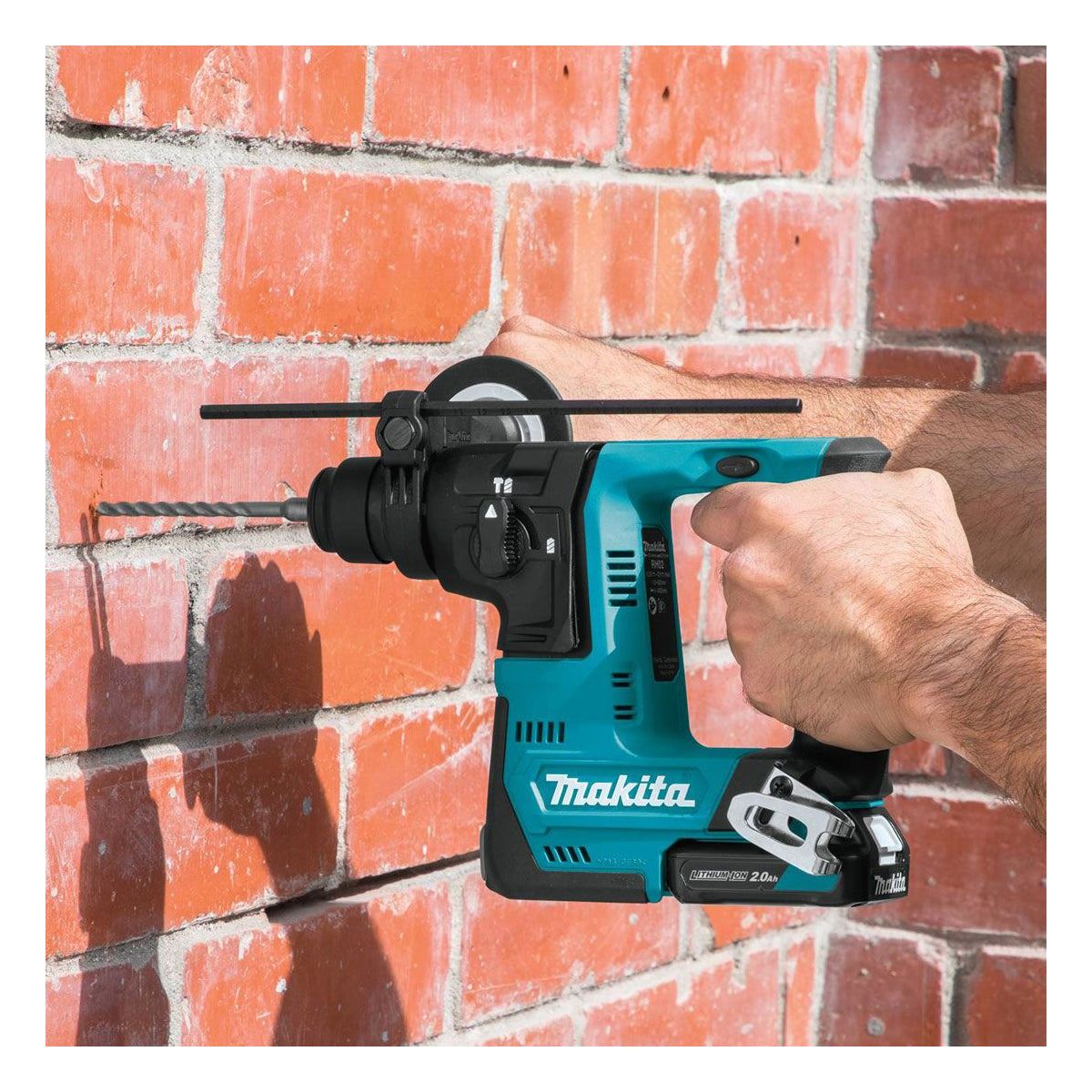 Makita HR140DWMJ 12V max CXT SDS-PLUS Rotary Hammer With 2 x 4.0Ah Batteries, Charger & Case