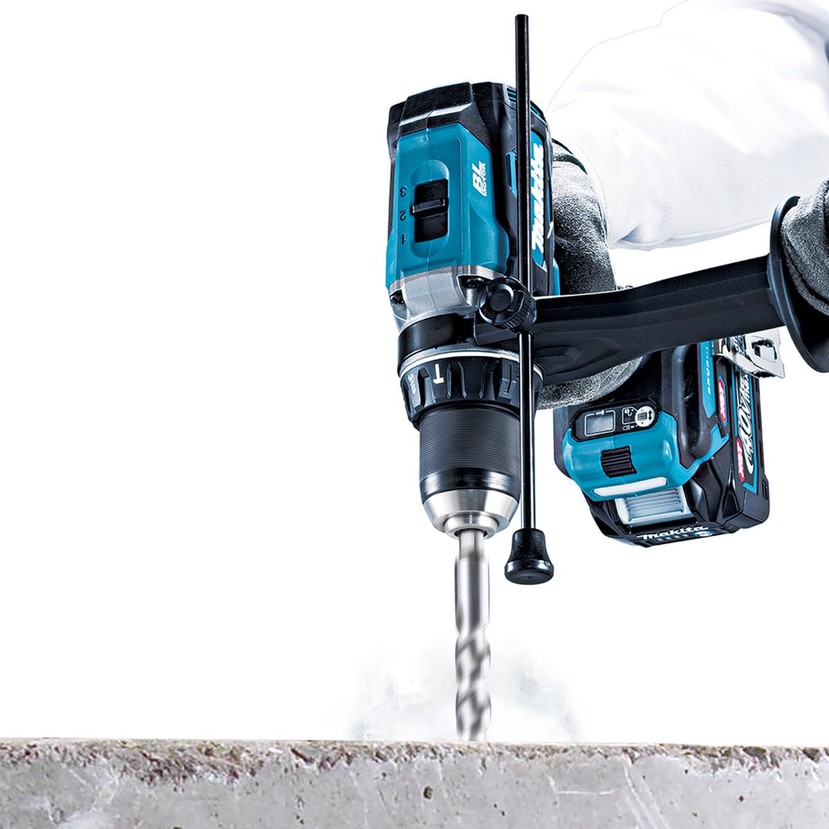 Makita HP003GZ01 40V Max XGT Brushless Combi Drill with 1 x 4.0Ah Battery Charger & Case