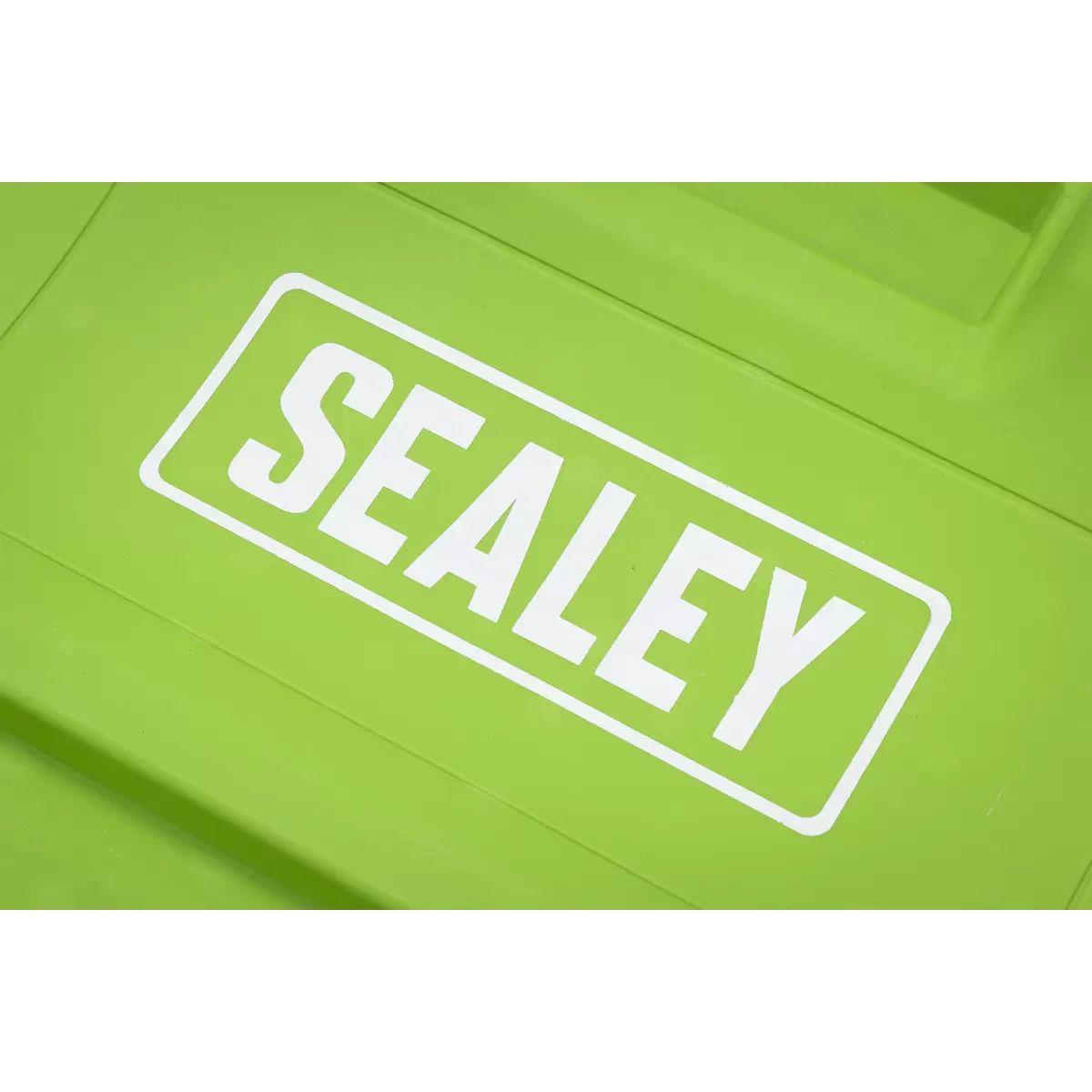 Sealey SCR80HV Composite Creeper with 6 Wheels Green