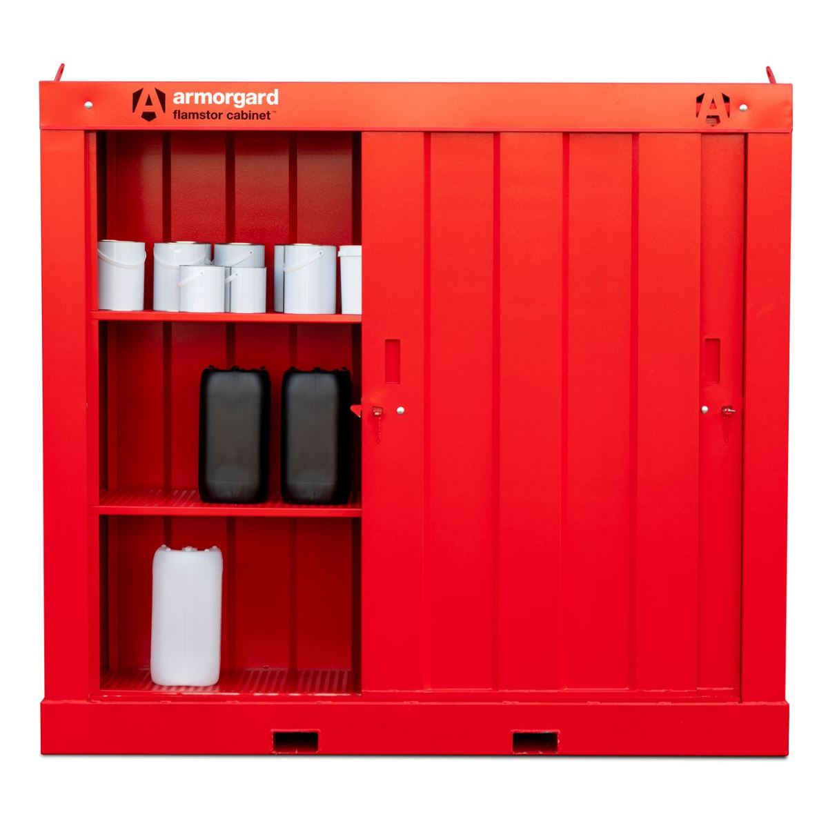 Armorgard FSC5 FlamStor Hazardous Storage Cabinet 2500mm x 775mm x 2315mm Safe Chemical Storage Solution