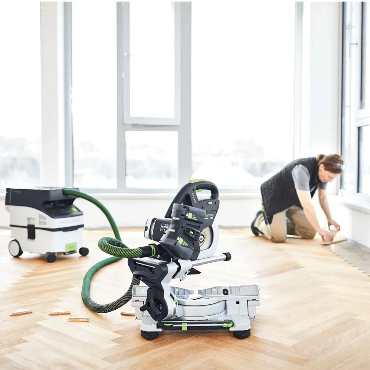 Festool CTLC MIDI I-Basic 36V Cordless Mobile Dust Extractor 577066 with 2 x 8.0Ah Battery & Charger