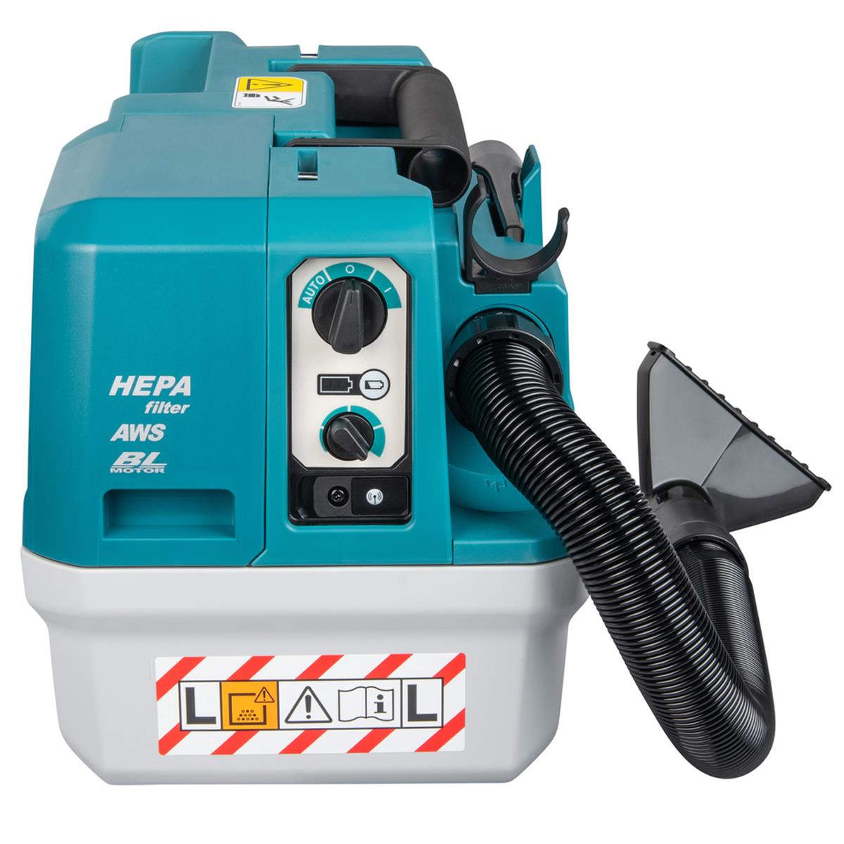 Makita VC013GLZ03 40V Max XGT Brushless Vacuum Cleaner with 1 x 5.0Ah Battery & Charger