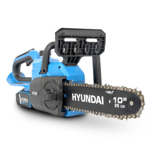 Hyundai HY20CCS10 20V Cordless Chainsaw 25cm 1 X 4Ah Battery and Charger