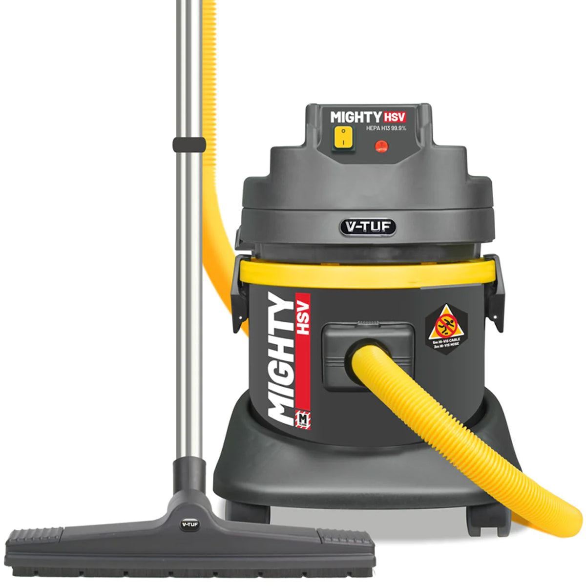 V-TUF MIGHTY HSV 21L M-Class Industrial Dust Extraction Wet & Dry Vacuum Cleaner 110V