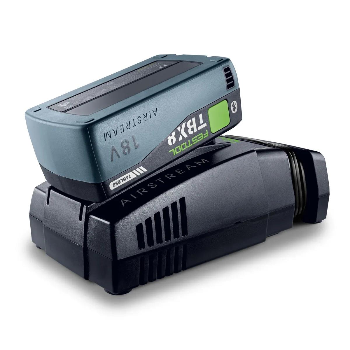 Festool SYS 18V 2xTBX8/SCA16 Energy Set 2 x 8.0Ah Tabless Batteries & Charger In Systainer Case 578815