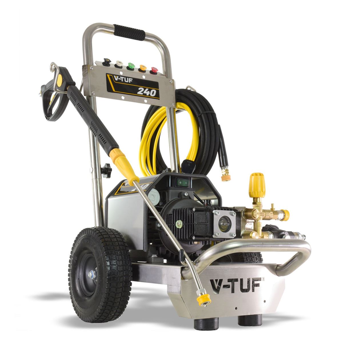 V-TUF VTUF240 12L/min Compact, Industrial, Mobile Electric Pressure Washer 1450psi & 100Bar