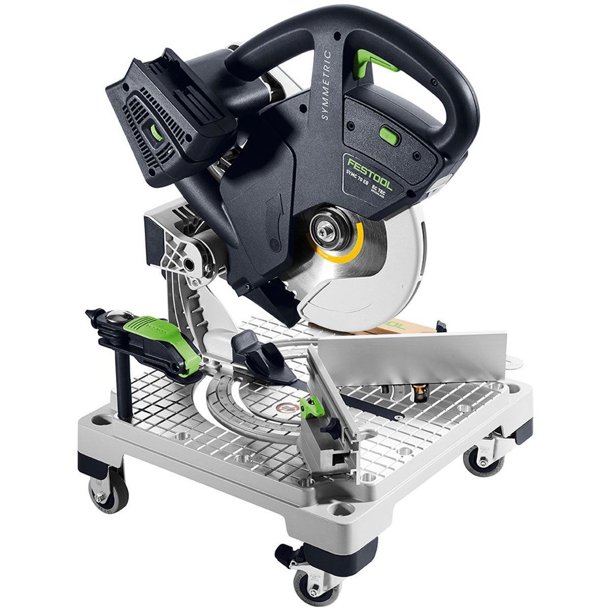 Festool SYMC 70 EB-Basic Master Edition 36V Brushless 216mm SYMMETRIC Mitre Saw Body Only - 578180 Item Condition Damaged Box