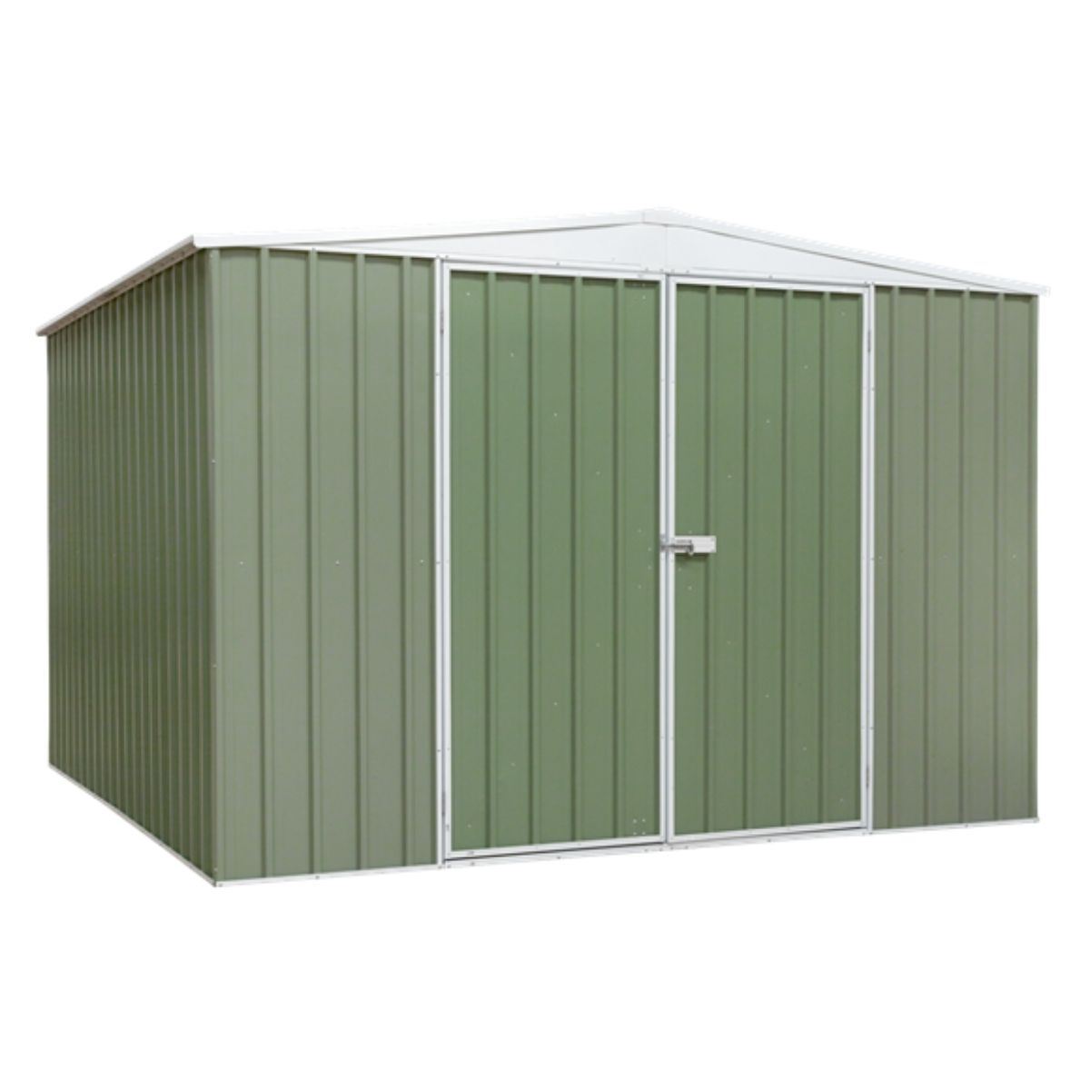 Sealey DG116 Dellonda Galvanised Steel Metal Garden Shed -Green