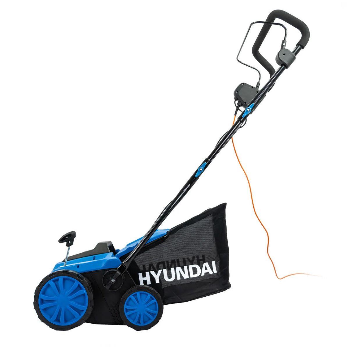 Hyundai HYSC1600E 36cm 2-in-1 Electric Lawn Scarifier and Aerator with 45L Collection Bag