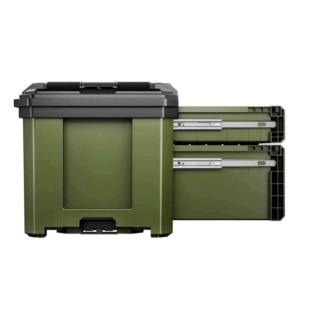 BUNKER B600-2DTB Load-Up 570mm Stacking Tool Box 2 Drawer Heavy Duty Storage 29436