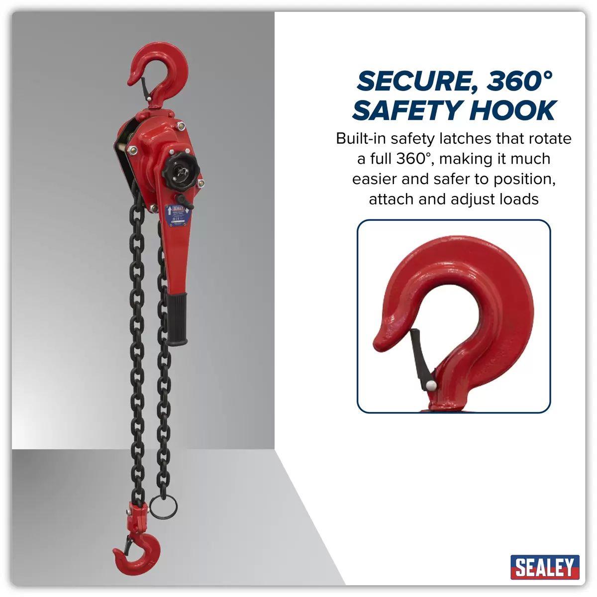 Sealey LH3000 Lever Hoist Steel 3000kg