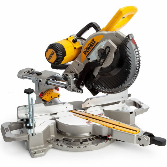 Dewalt DWS727-GB 250mm Double Bevel Slide Mitre Saw 240V Item Condition Damaged Box