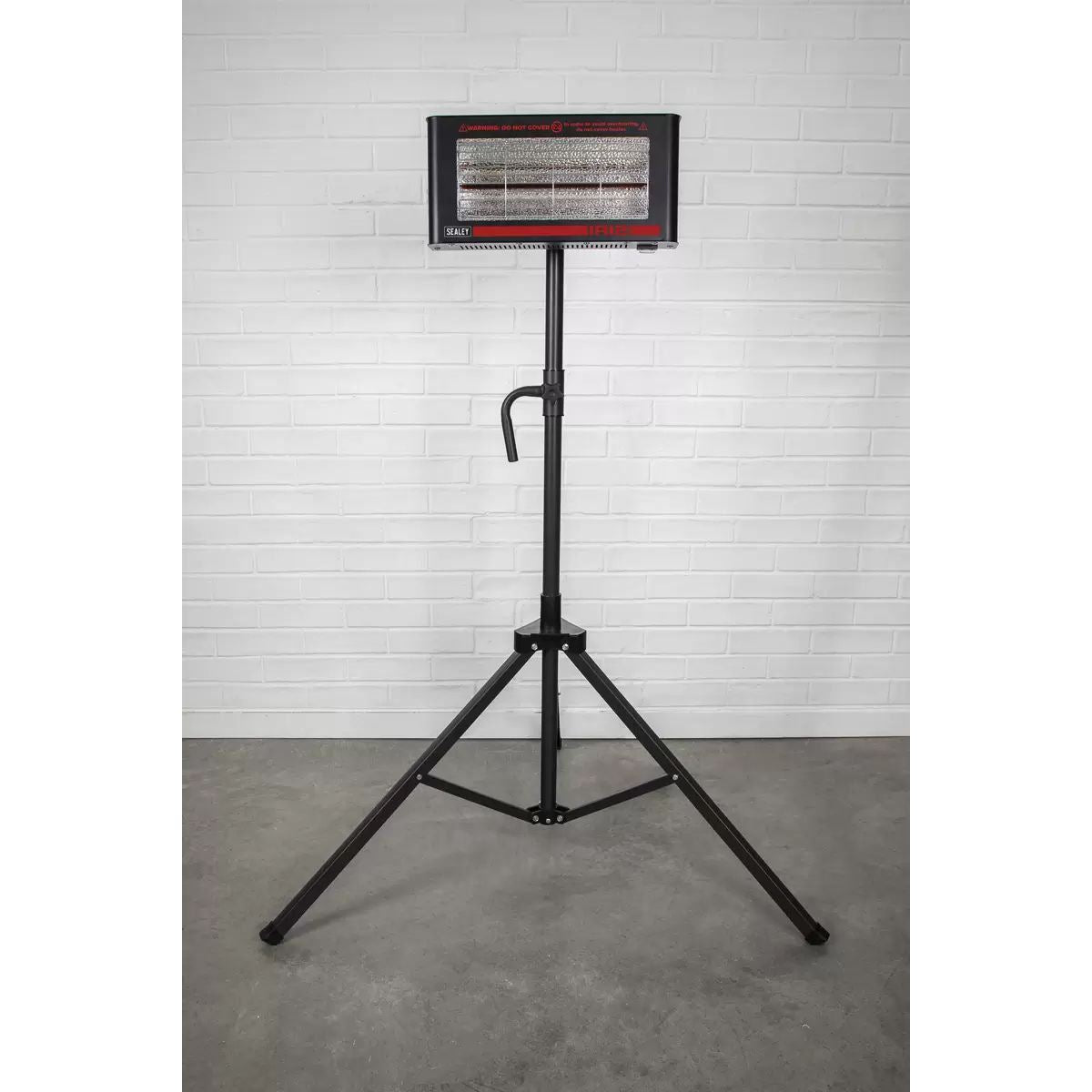 Sealey IR12CT 1.2kW Infrared Quartz Heater with Tripod Stand 230V