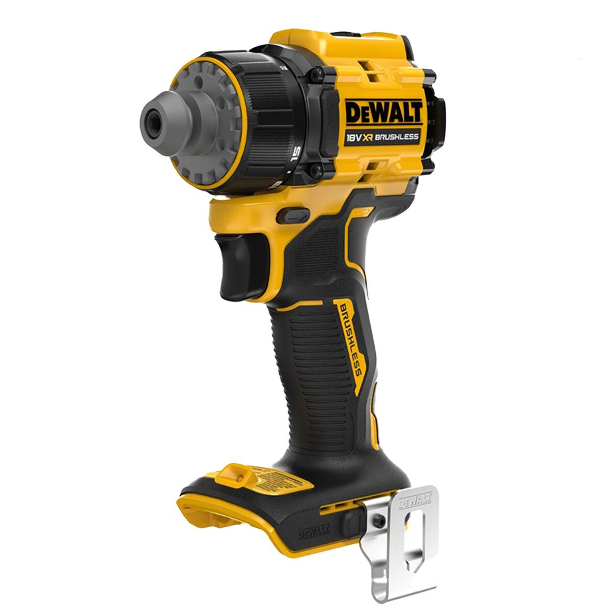 Dewalt DCD803NT-XJ 18V XR Brushless Multi-Head Drill Driver Body Only with Interchangeable Heads & Case
