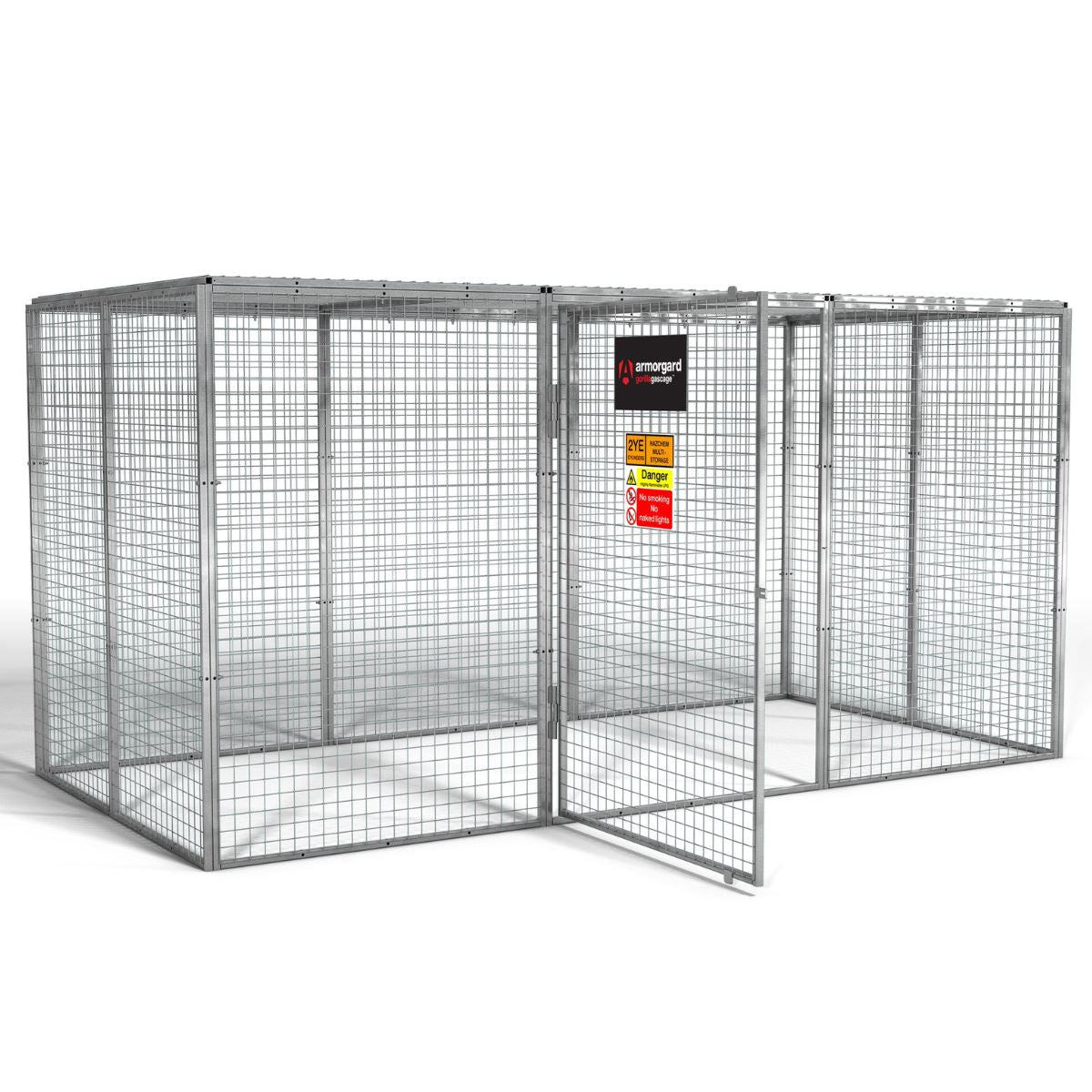 Armorgard GGC17 Gorilla Gas Cage 3662mm x 1810mm x 1831mm Heavy-Duty Secure Storage for Gas Cylinders