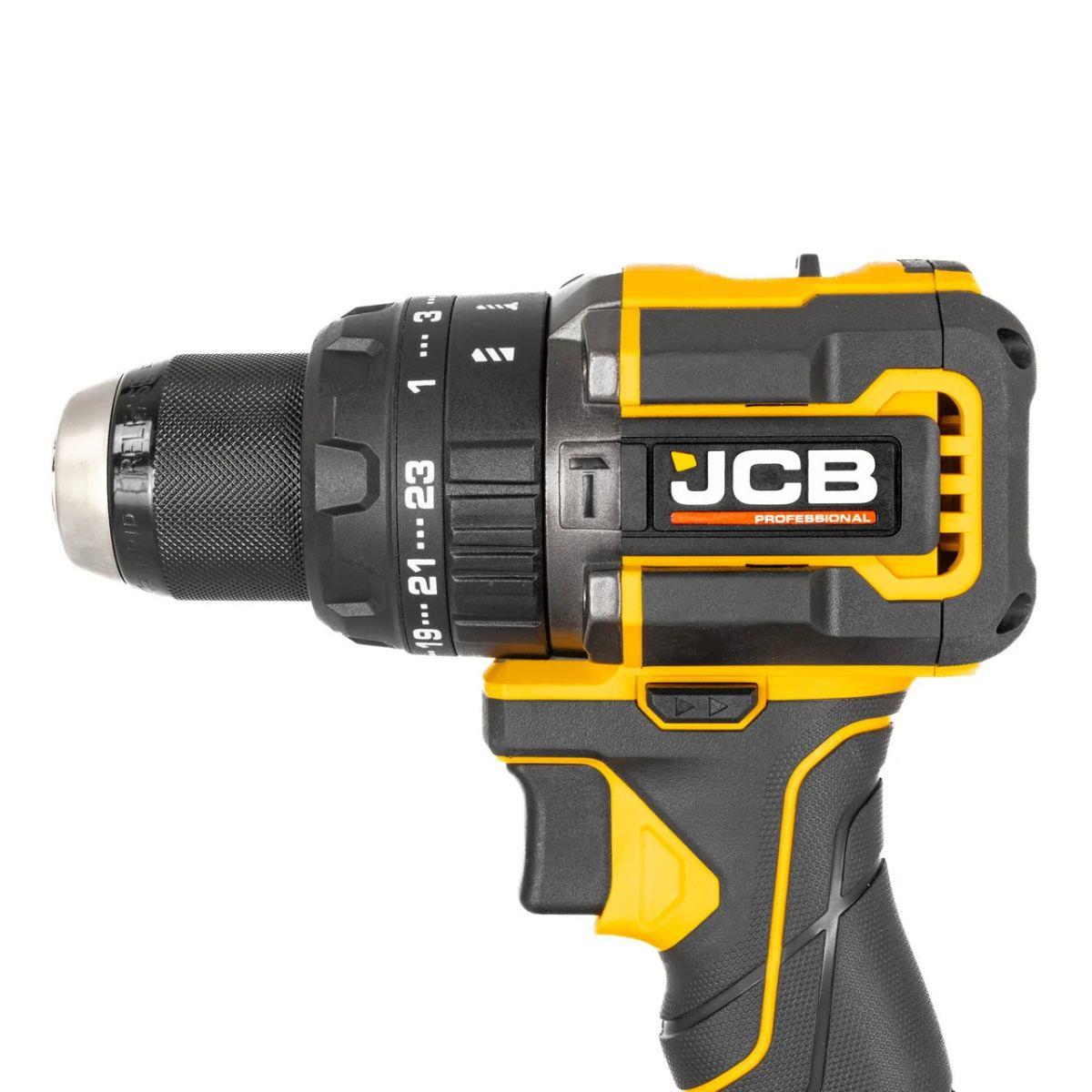 JCB-18PCD-75-5 18V Brushless Compact 75Nm Combi Drill with 2 x Pro 5.0Ah Batteries & 4.5A Charger