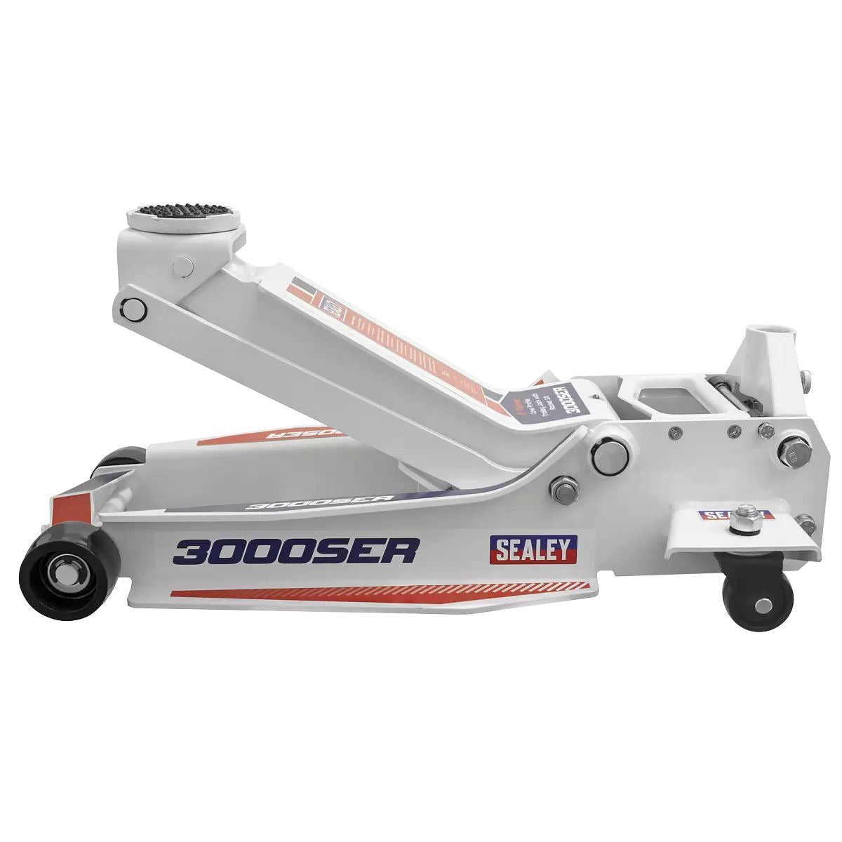 Sealey 3000SER Trolley Jack 3 Tonne Low Profile Rocket Lift