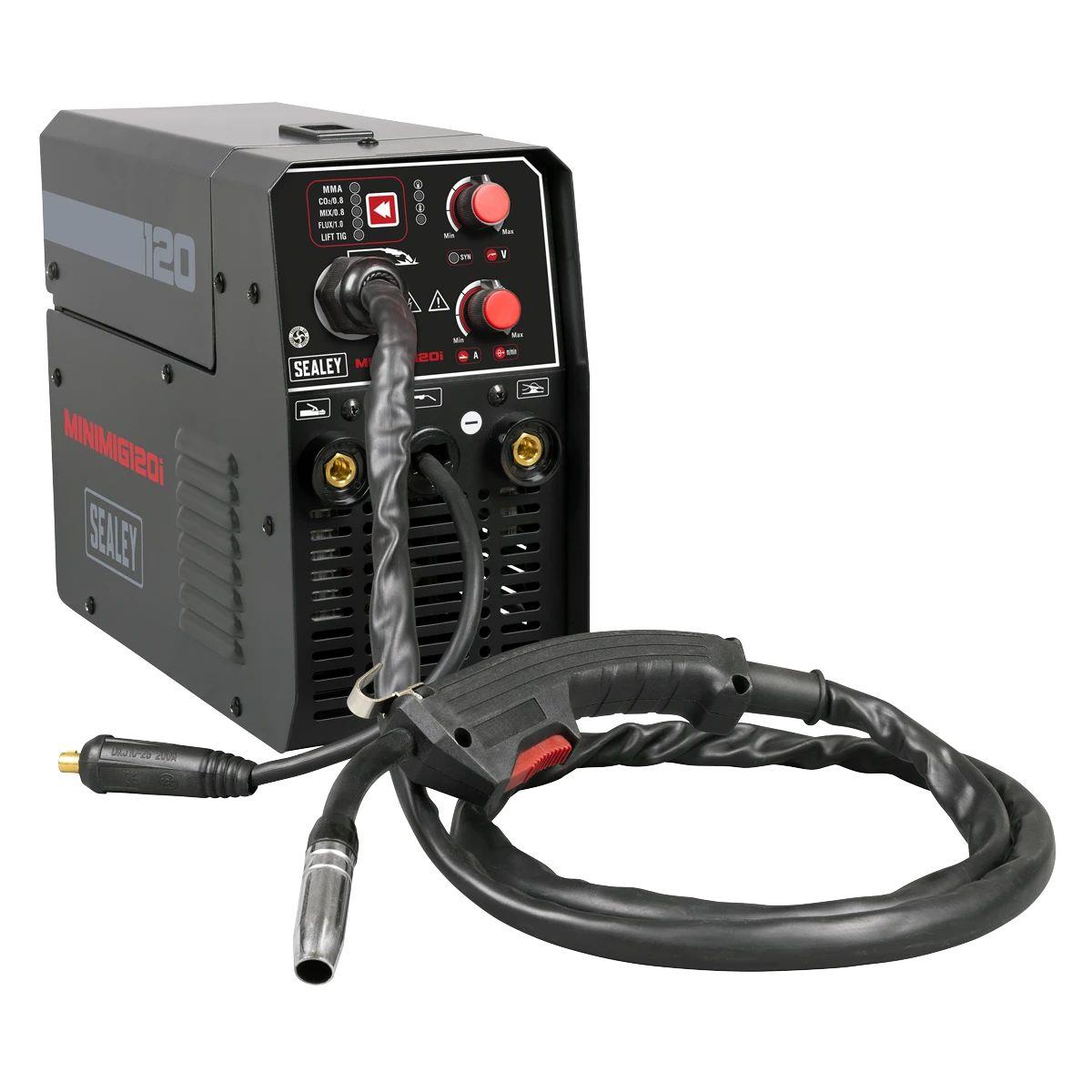 Sealey MINIMIG120i MIG/TIG & MMA ARC/STICK Inverter Welder 120A/230V