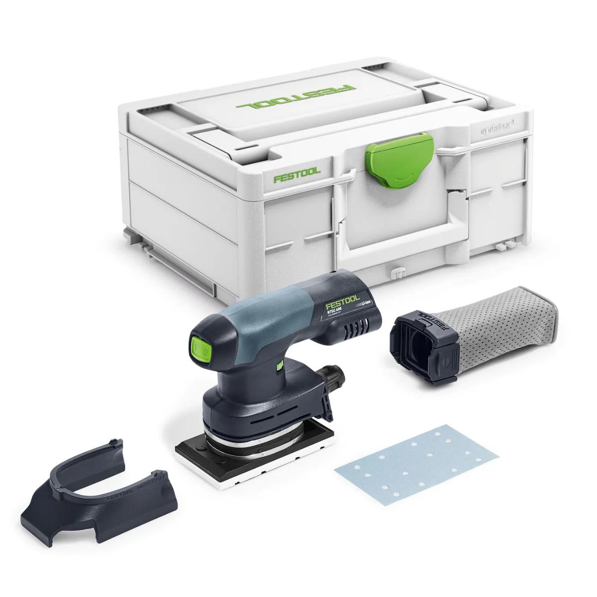 Festool RTSC 400-Basic 18V Brushless Orbital Sander Body Only In Systainer - 577233