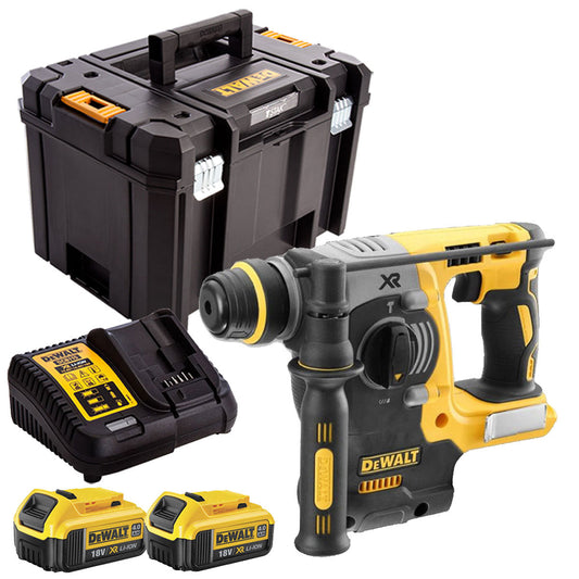DeWalt DCH273N 18V Brushless SDS+ Hammer Drill with 2 x 4.0Ah Batteries & Charger in Case