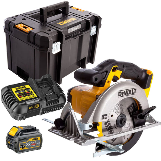 Dewalt DCS391T1 18V 165mm Circular Saw with 1 x 6.0Ah Battery & Charger in Case