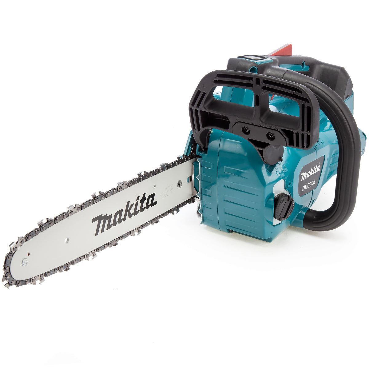 Makita DUC306Z 36V LXT Brushless Top Handle Chainsaw with 2 x 12.0Ah Battery & Dual Port Charger