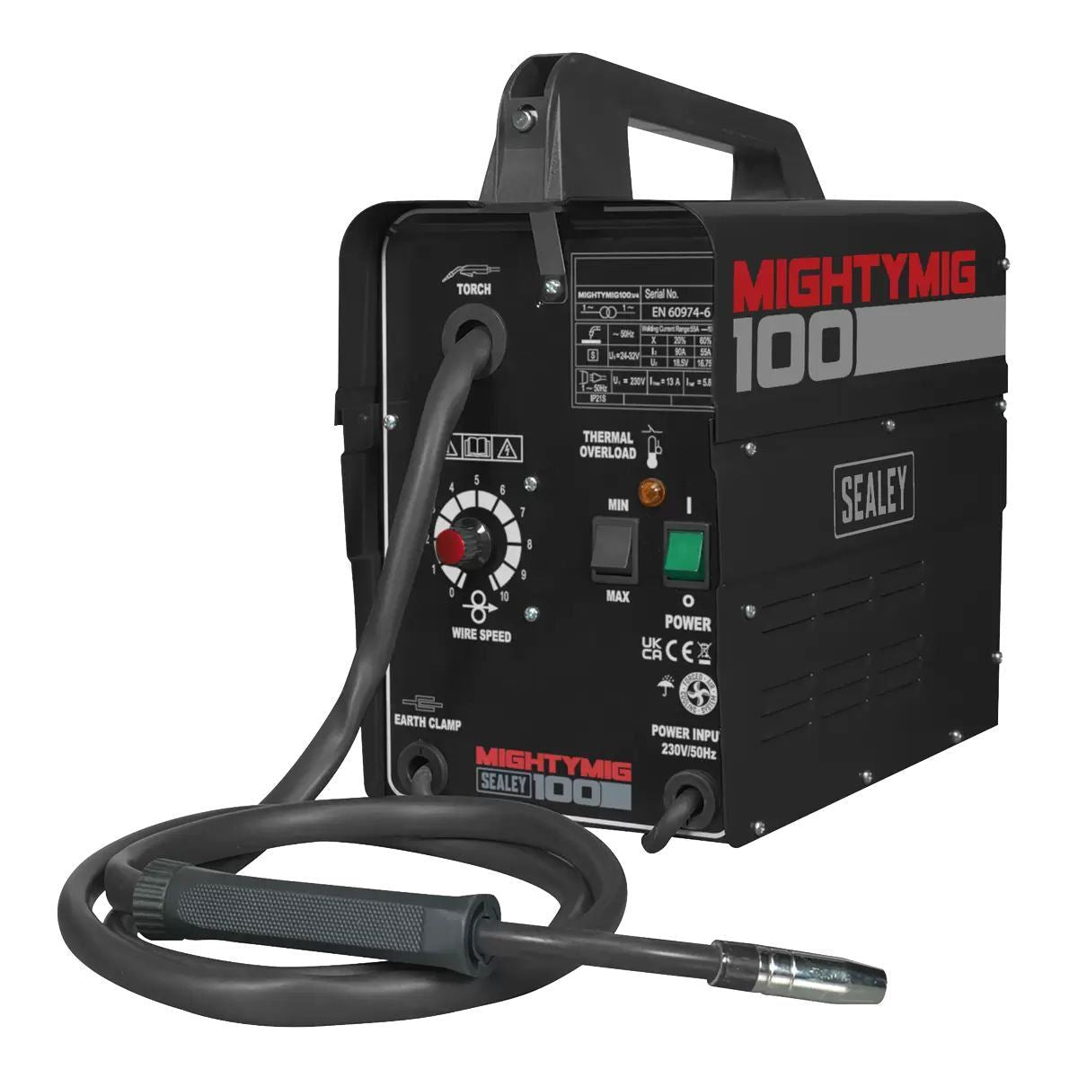 Sealey MIGHTYMIG100 Gasless MIG Welder 100A/230V