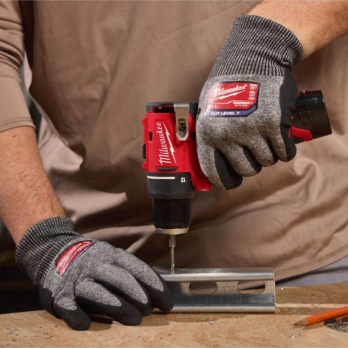 Milwaukee M12BLDDRC-202C 12V Brushless Drill Driver with 2 x 2.0Ah Battery Charger & Case 4933499687