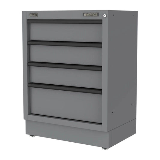 Sealey APMS38BE Superline PRO Black Edition Modular Cabinet 4 Drawer 680mm