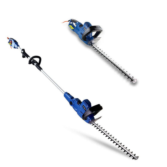 Hyundai HYP2HT550E 440mm 2-in-1 Corded Electric Pole Hedge Trimmer and Pruner Convertible 230V/550W