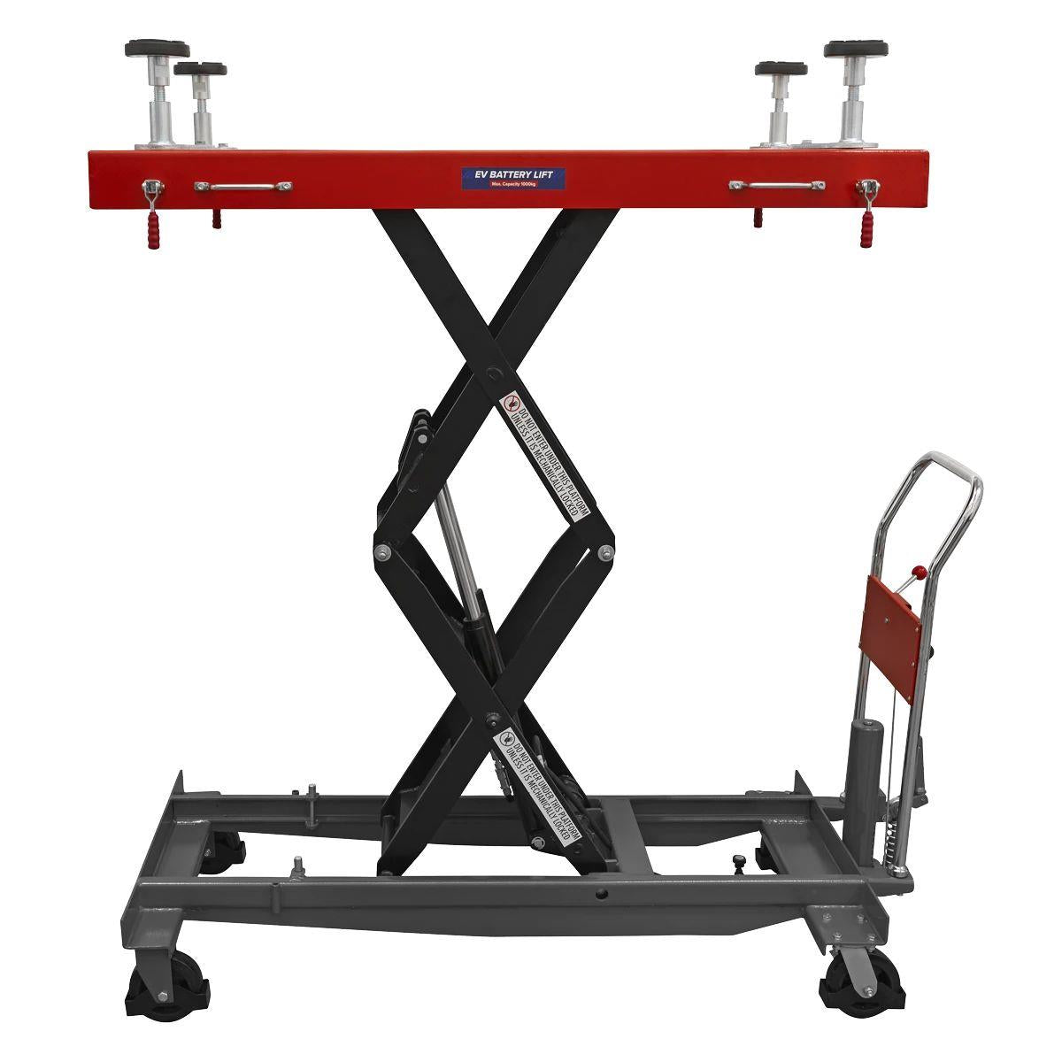 Sealey EVBT1000 EV High Lift EV Battery Lift/Hydraulic Platform Truck 1000kg Capacity