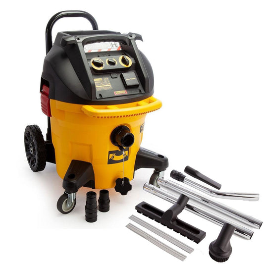 Dewalt DWV905H H-Class Wet & Dry Dust Extractor 38L 1400W/240V with DWV9350 Floor Cleaning Kit