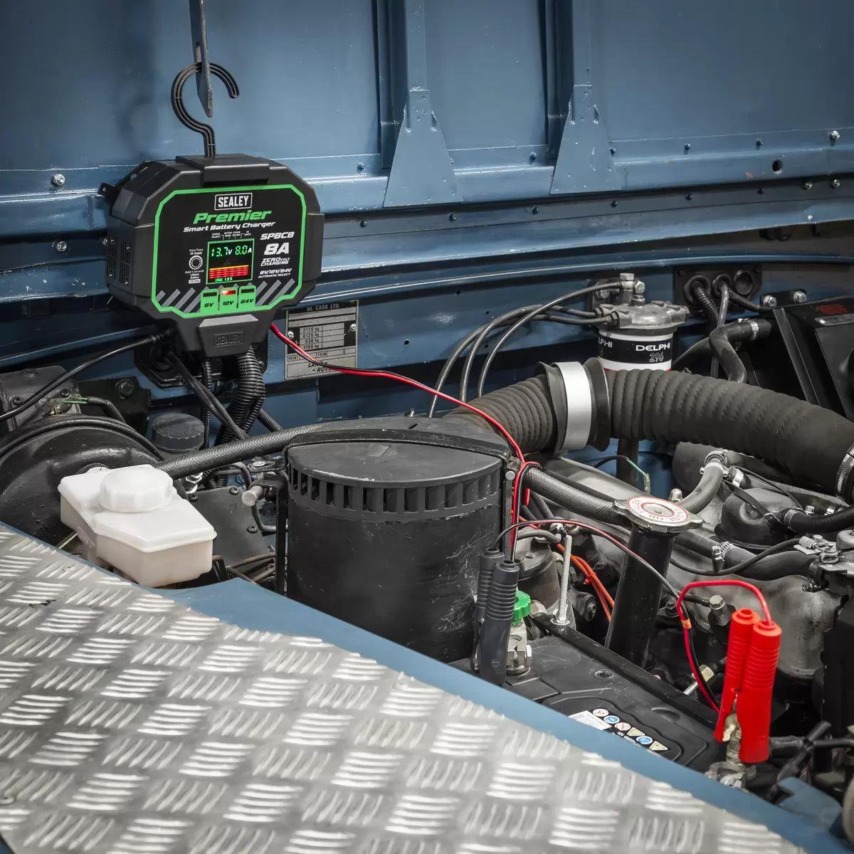 Sealey SPBC8 8A Fully Automatic Battery Charger