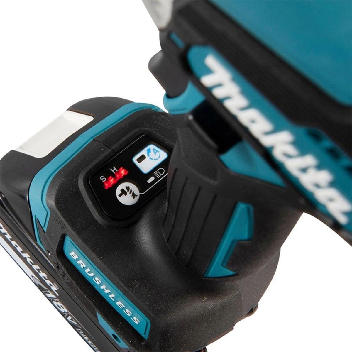 Makita DLX2539ST 18V Brushless Combi Drill + Impact Driver Twin Kit With 2 x 5.0Ah Battery Charger In Carry Case