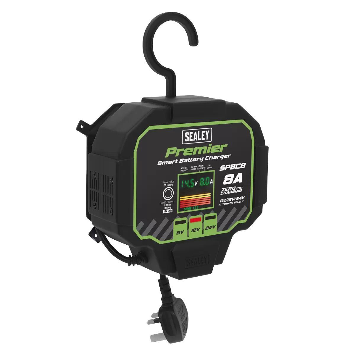 Sealey SPBC8 8A Fully Automatic Battery Charger