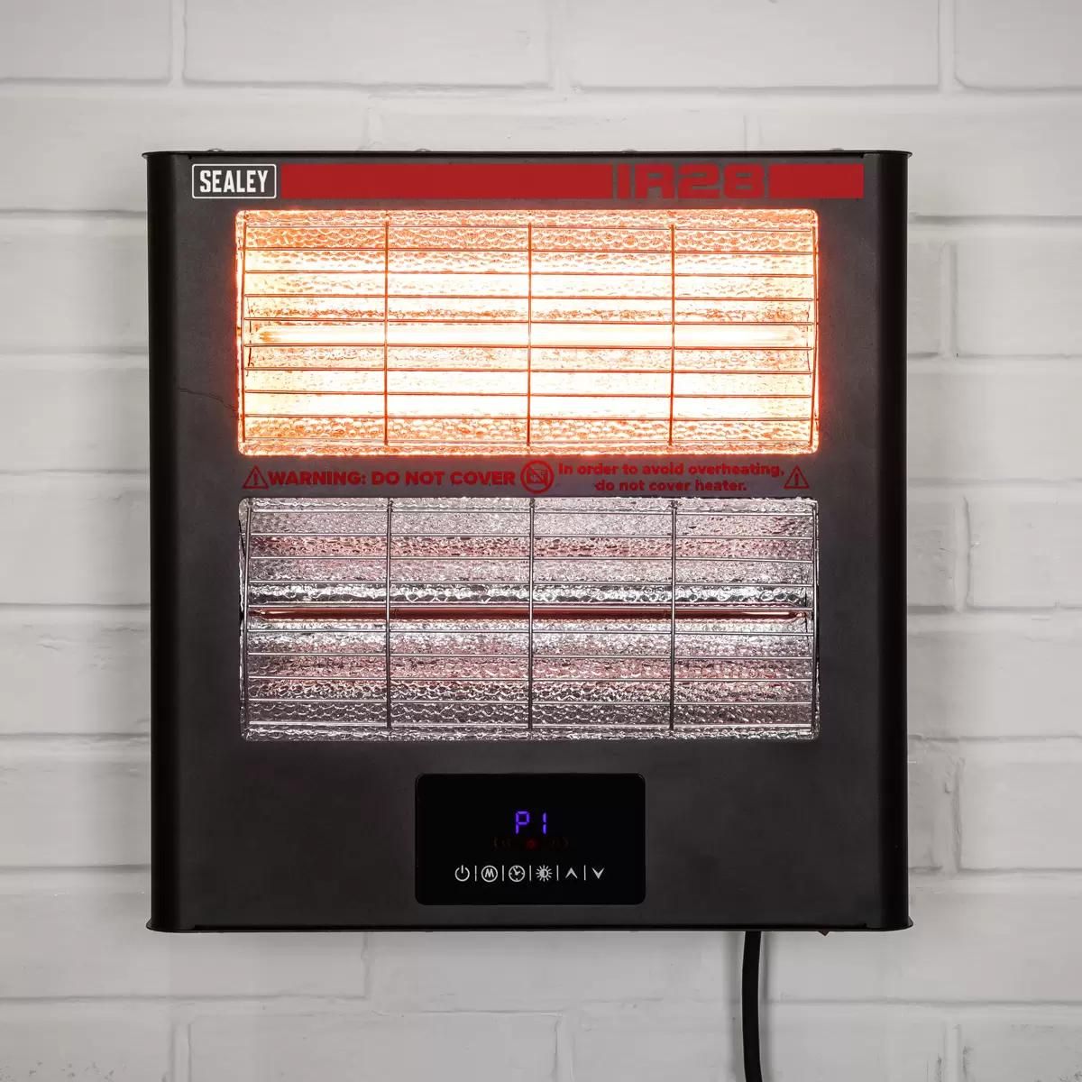 Sealey IR28 Wall Mounting Infrared Quartz Heater 230V/2.8kW